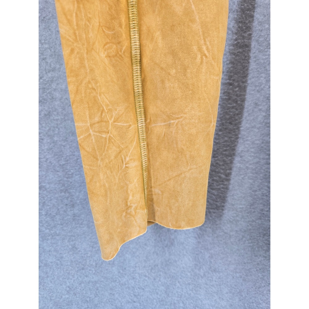 Lululemon Fast and Free High-Rise Tight 25 Crinkle Wash Ice Dye Mustard Yellow 6 - Picture 3 of 7